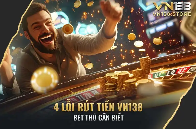 4 lỗi rút tiền thường gặp tại nhà cái VN138